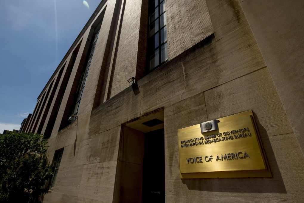 The Voice of America building in Washington. File photo: AP