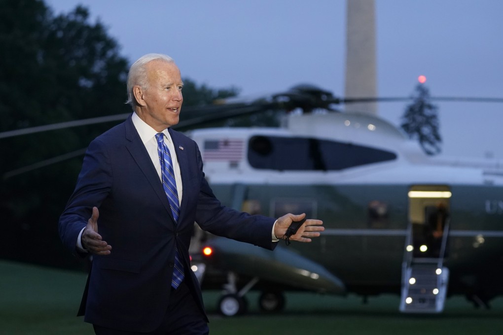 President Joe Biden said he and his counterpart had discussed Taiwan. Photo: AP