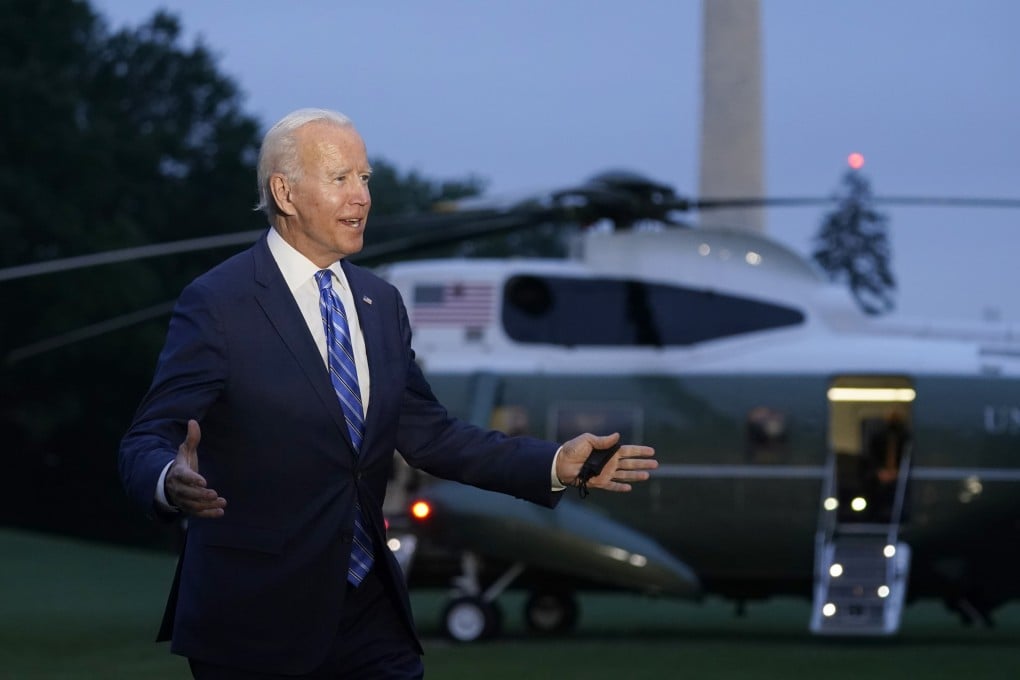 President Joe Biden said he and his counterpart had discussed Taiwan. Photo: AP