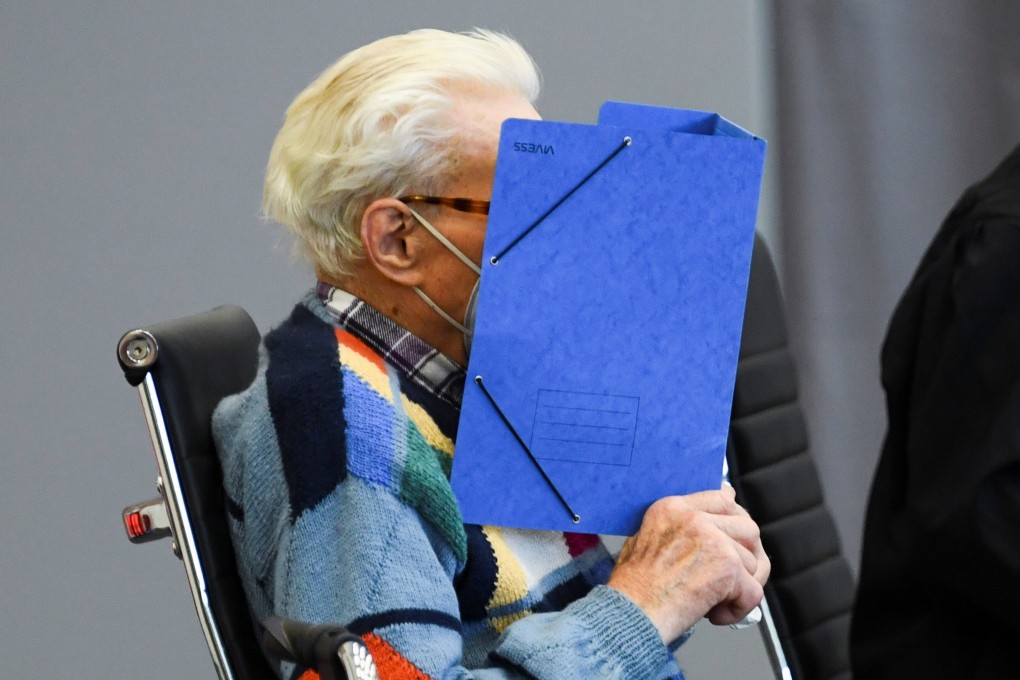 Defendant Josef S. appears in the courtroom before his trial in Brandenburg, Germany. Photo: Reuters