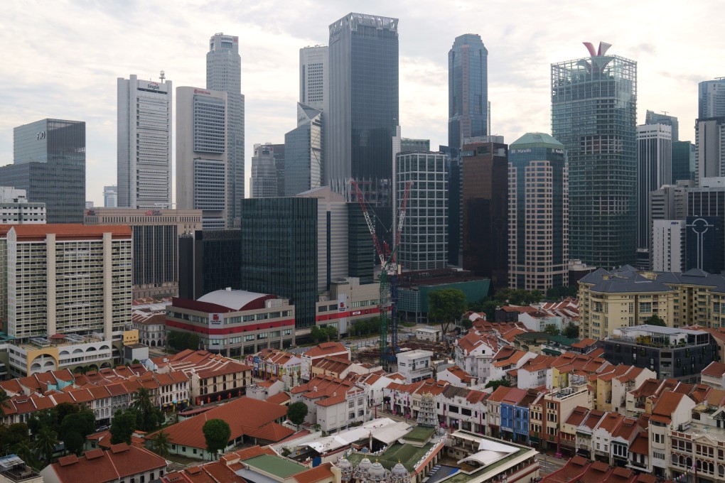 Shophouses and skyscrapers in the central business district of Singapore. The finance ministry said wealth taxes are not new in Singapore, and the government has been raising levies on properties and cars over the years, and will continue studying such taxes. Photo: Bloomberg