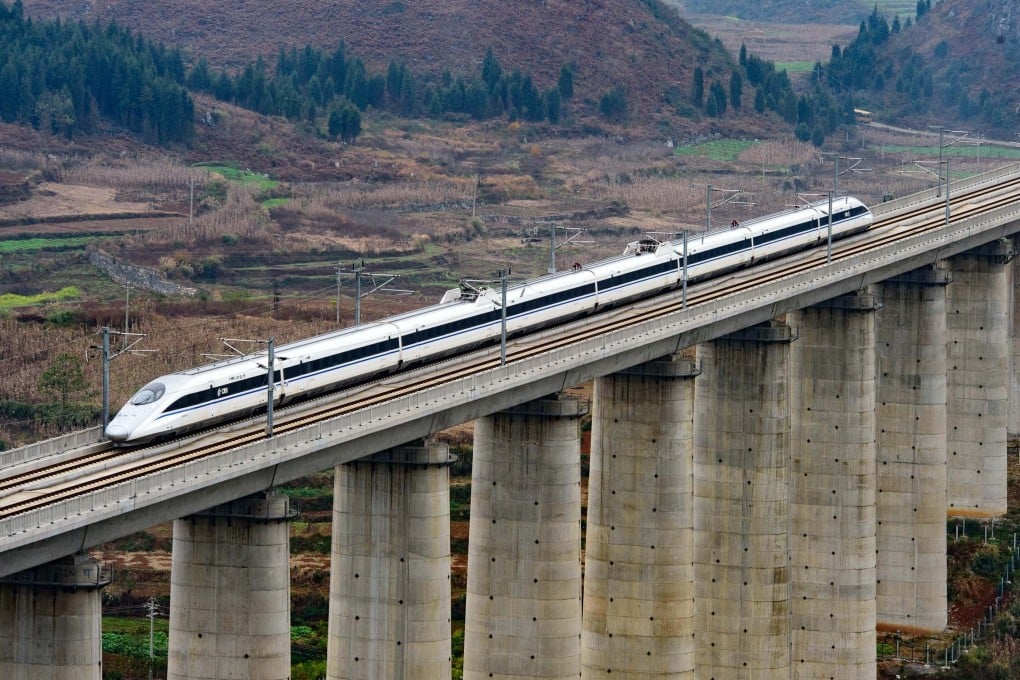 China plans to nearly double the length of its high-speed rail network by 2035. Photo: Xinhua