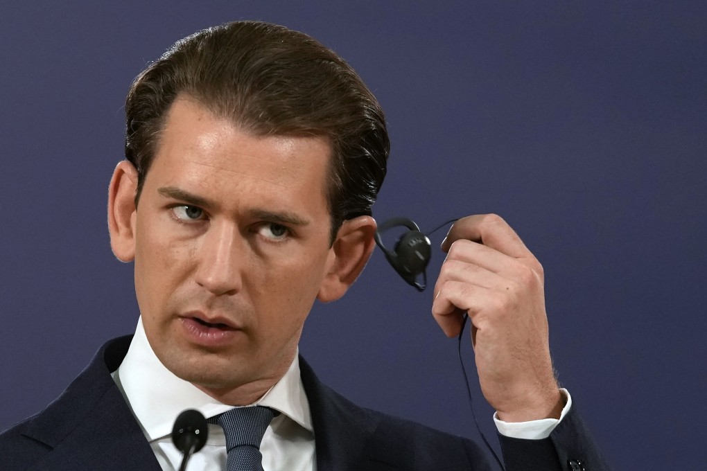 Austria’s Chancellor Sebastian Kurz said on Saturday he plans to step down. Photo: AP