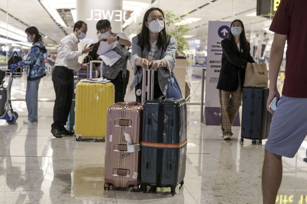 People at the arrival hall of Changi Airport in Singapore. Photo: EPA-EFE
