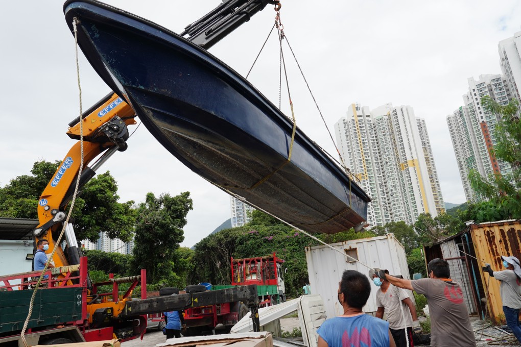 Hong Kong police have cracked down on smuggling gangs since the death of Senior Inspector Lam Yuen-yee, and have seized 39 speedboats in that time. Photo: Robert Ng