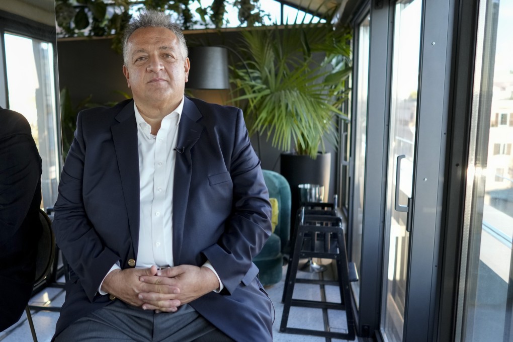 Moderna co-founder and chairman Noubar Afeyan in Rome on Monday. Photo: AP