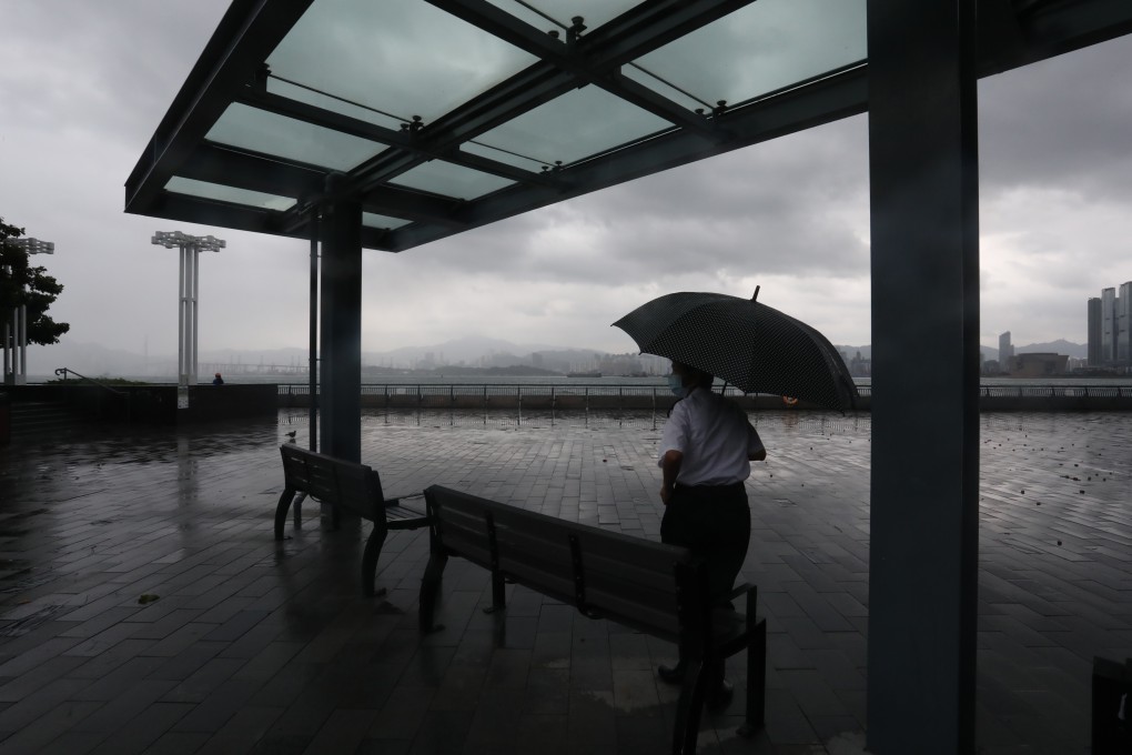 The Hong Kong Observatory kept a No 8 typhoon warning in place for 22 hours over the weekend. Photo: Jonathan Wong