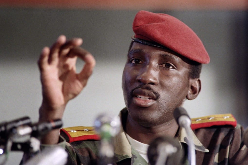 Thomas Sankara, assassinated president of Burkina Faso, in 1986. Photo: AFP