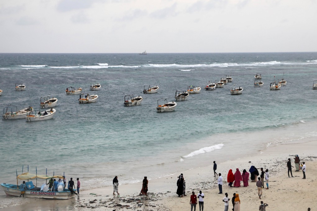 A general view of people on the Liido beach in Mogadishu, Somalia on Tuesday. Photo: Reuters