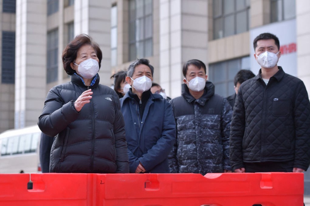 Chinese Vice-Premier Sun Chunlan (left) has revealed that the increasing number of countries relaxing Covid-19 restrictions is giving a headache to authorities overseeing China’s strict approach to the pandemic. File photo: Xinhua