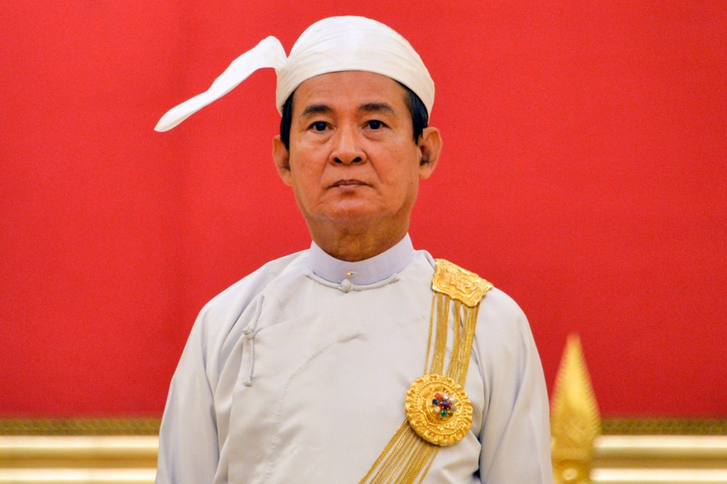 Myanmar’s ousted president Win Myint has described the dramatic early moments of the February coup that ended his country's short-lived democratic experiment and plunged it into chaos. Photo: AFP