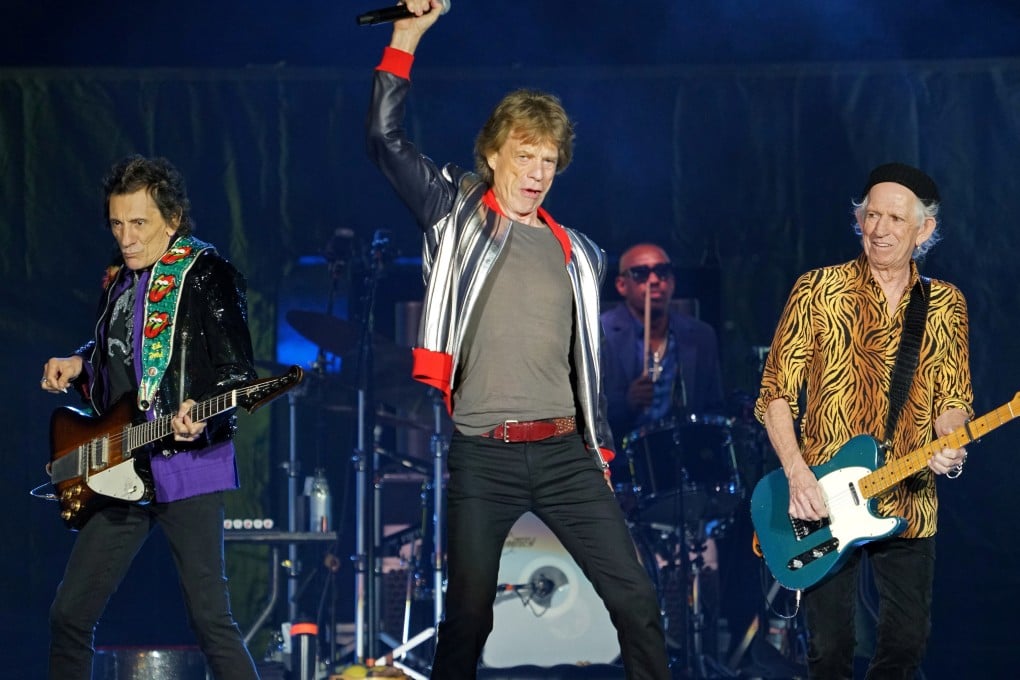 Mick Jagger, Keith Richards and Ronnie Wood of The Rolling Stones kick off their US tour, in St Louis, Missouri. Photo: Reuters