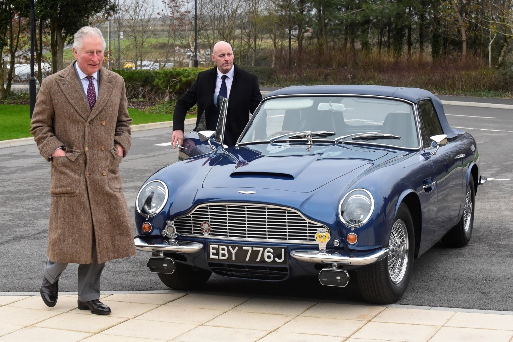 Prince Charles (left) says he has had his Aston Martin for 51 years. Photo: DPA