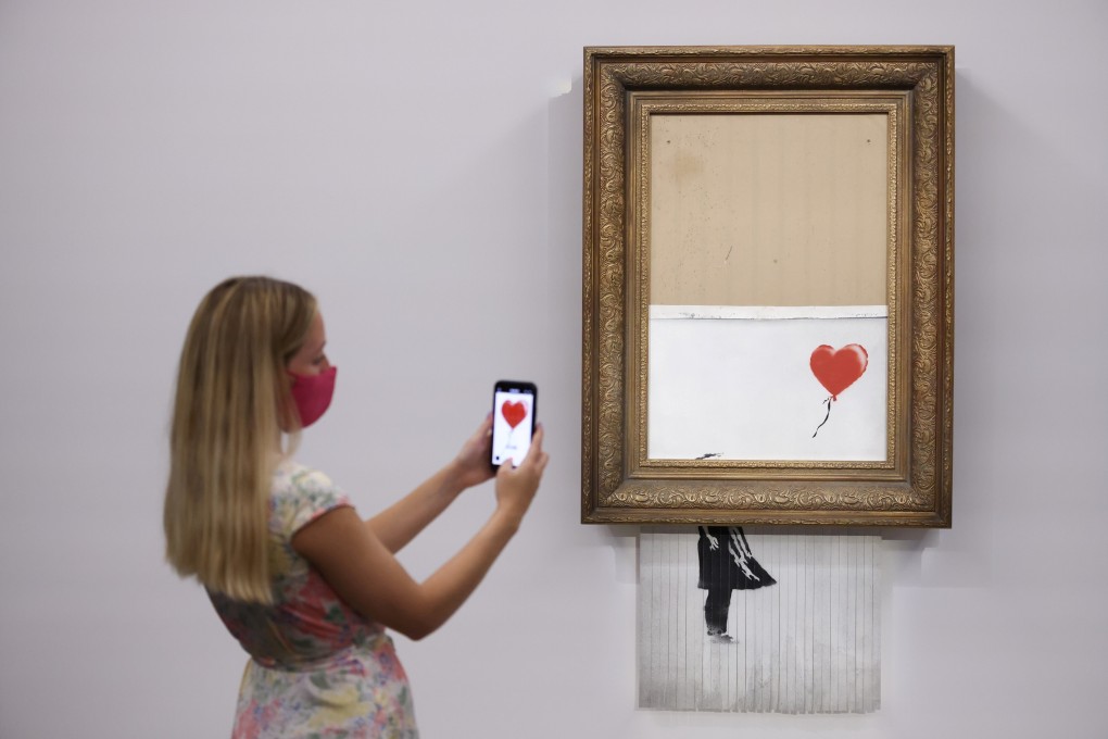 Shredded Banksy artwork 'Love is in the Bin' sells for record US