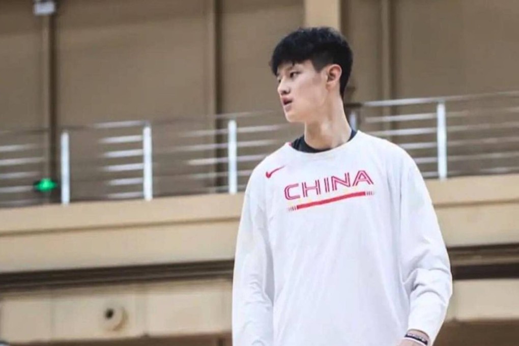 Chinese basketball player Zeng Fanbo in training. The highly rated prospect has decided to sign for the G League Ignite over college hoops with Gonzaga. Photo: Fanbo Zeng/Instagram