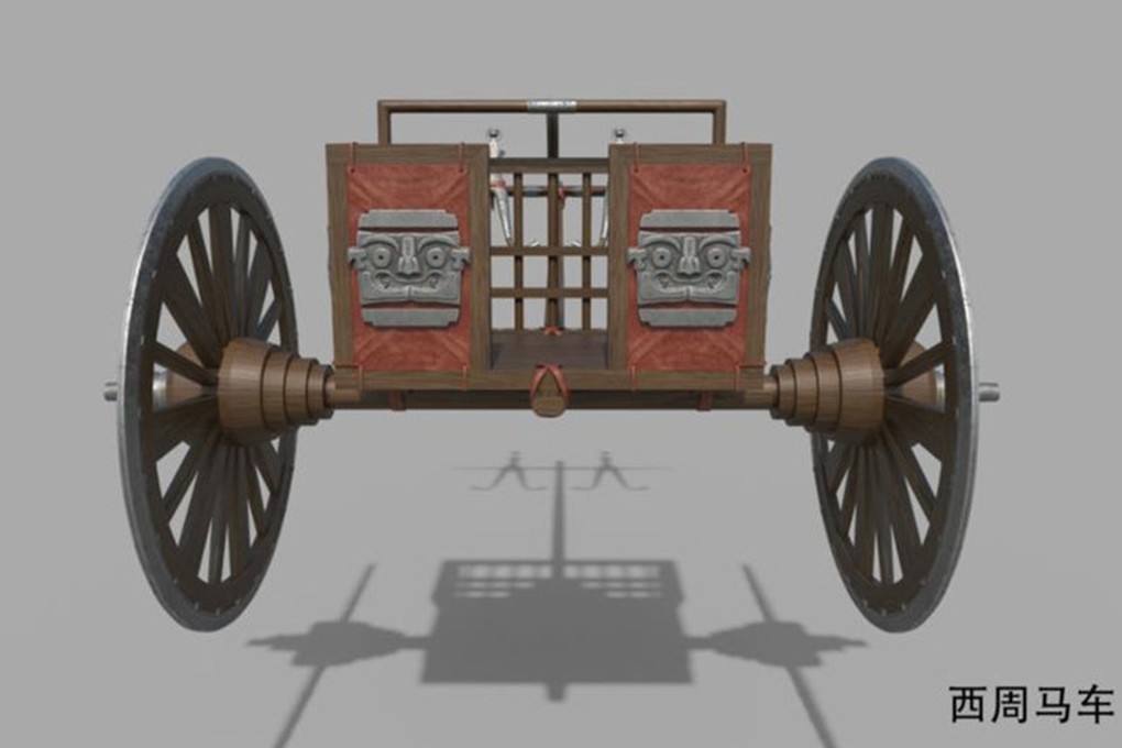 A reconstruction of how the chariot would have looked. Photo: Handout