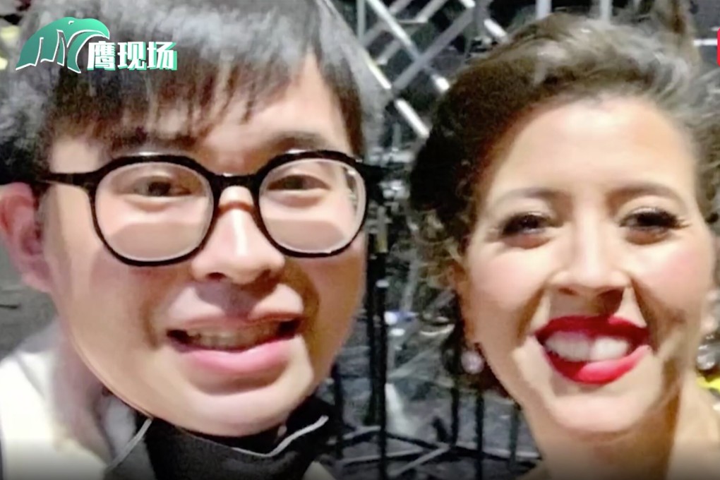A Chinese music student has been praised for stepping in to help during an opera performance in Italy. Photo: 163.com