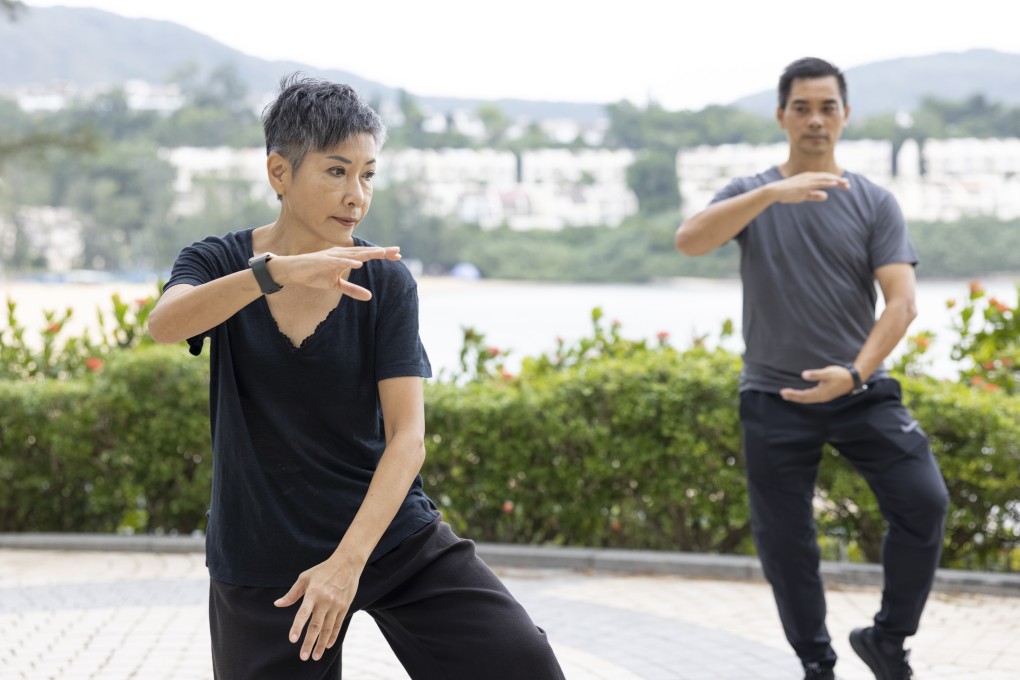 Coco Wong (left) has launched Hong Kong wellness and fitness start-up, 50+ Exercise Buddy, with her sister Zan. Photo: Man Tam