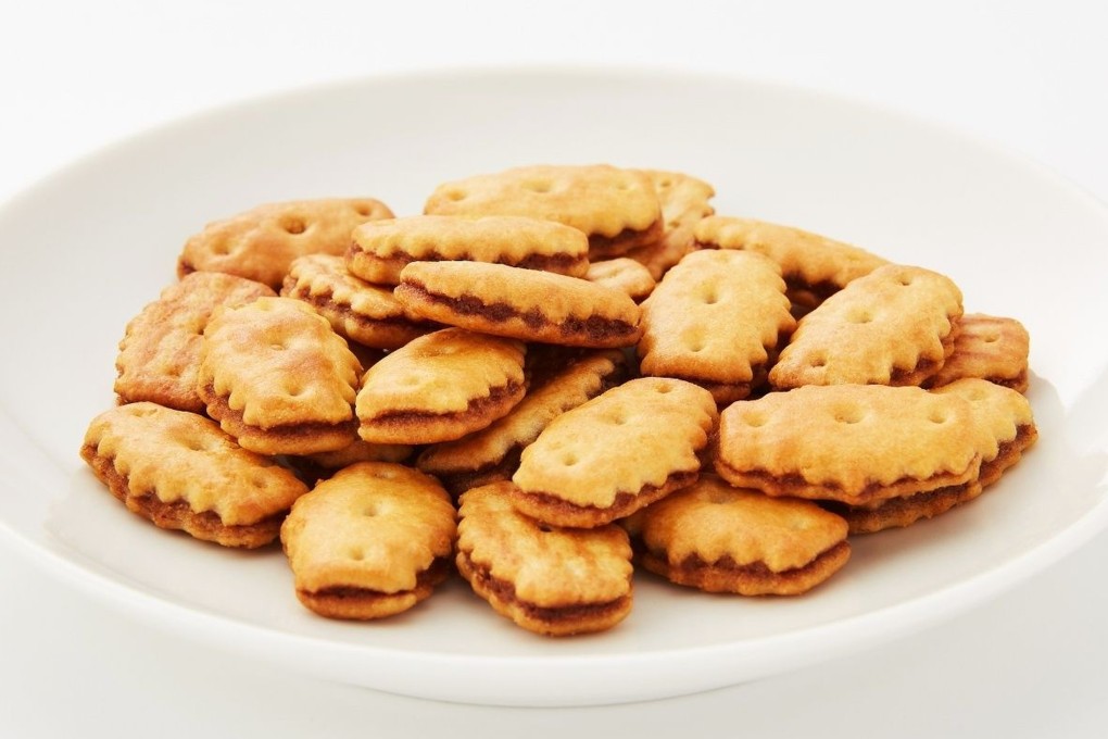 The Muji Shiruko Sandwich Cracker recorded the highest acrylamide reading of the tested products. Photo: Handout