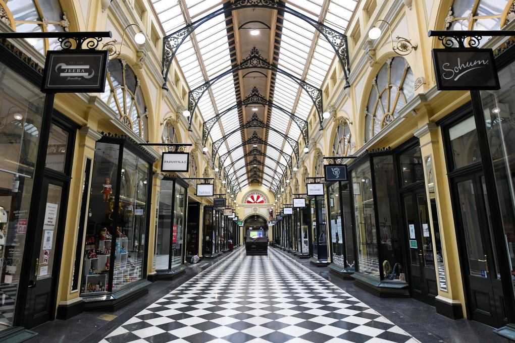 The Royal Arcade shopping precinct in Melbourne, Australia. Photo: EPA-EFE