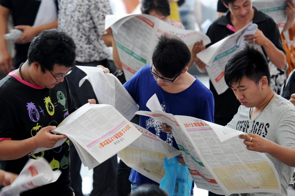 China’s millennial and Gen Z workforce is finding it increasingly difficult to find full-time jobs, and more are turning to freelancing to achieve a better work-life balance. Photo: Xinhua