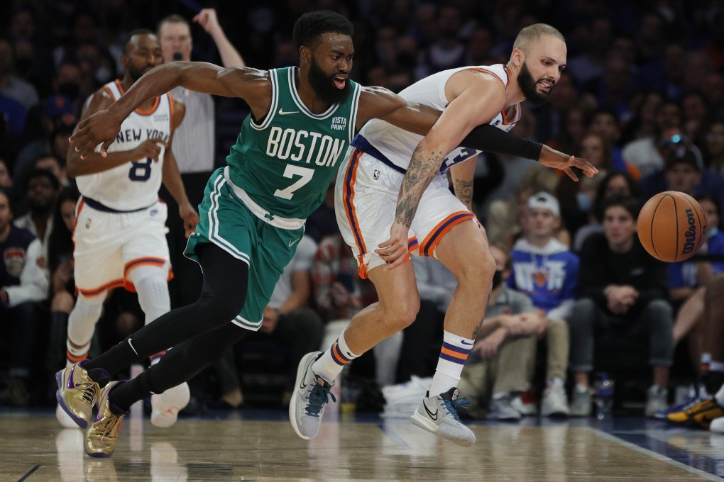 Chinese streaming giant Tencent has now pulled the Boston Celtics opening game against the New York Knicks from its platform. Photo: AFP