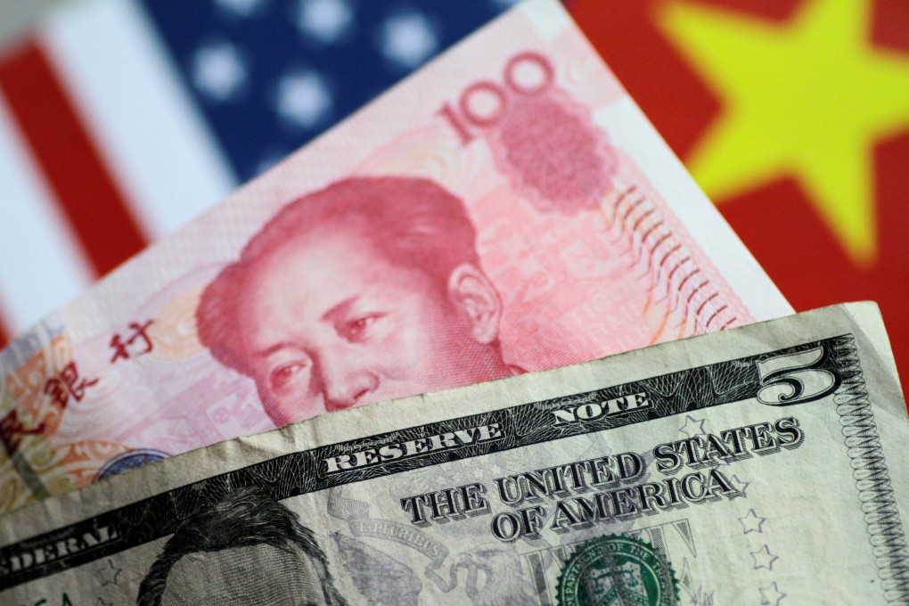 In China’s case, a lower yuan exchange rate figure actually indicates a stronger Chinese currency as it means it takes fewer yuan to purchase one US dollar. Photo: Reuters
