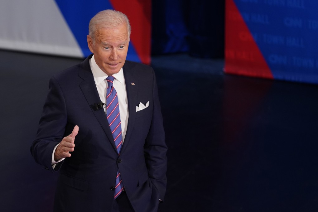 US President Joe Biden caused confusion with his remarks about Taiwan during a CNN town hall on Thursday. Photo: AP