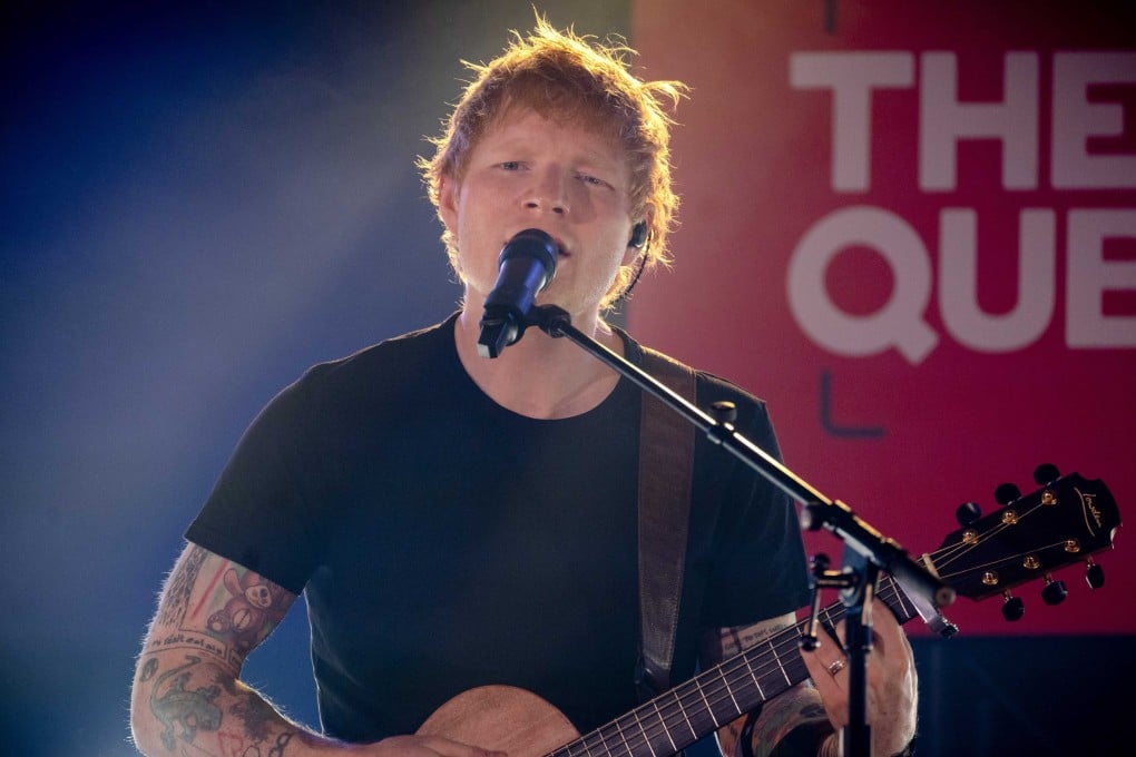 British singer Ed Sheeran performing in Amsterdam earlier this month. Photo: EPA