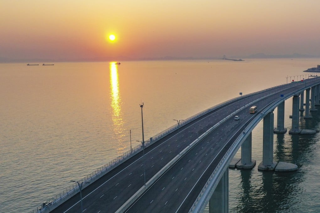 The Hong Kong-Zhuhai-Macau Bridge is one of southern China’s biggest infrastructure projects of recent years. Photo: Winson Wong