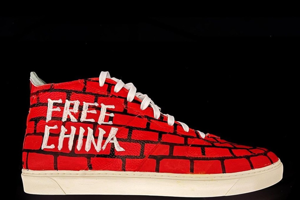 NBA player Enes Kanter wears Free China shoes featuring image of Winnie the Pooh during game South China Morning Post