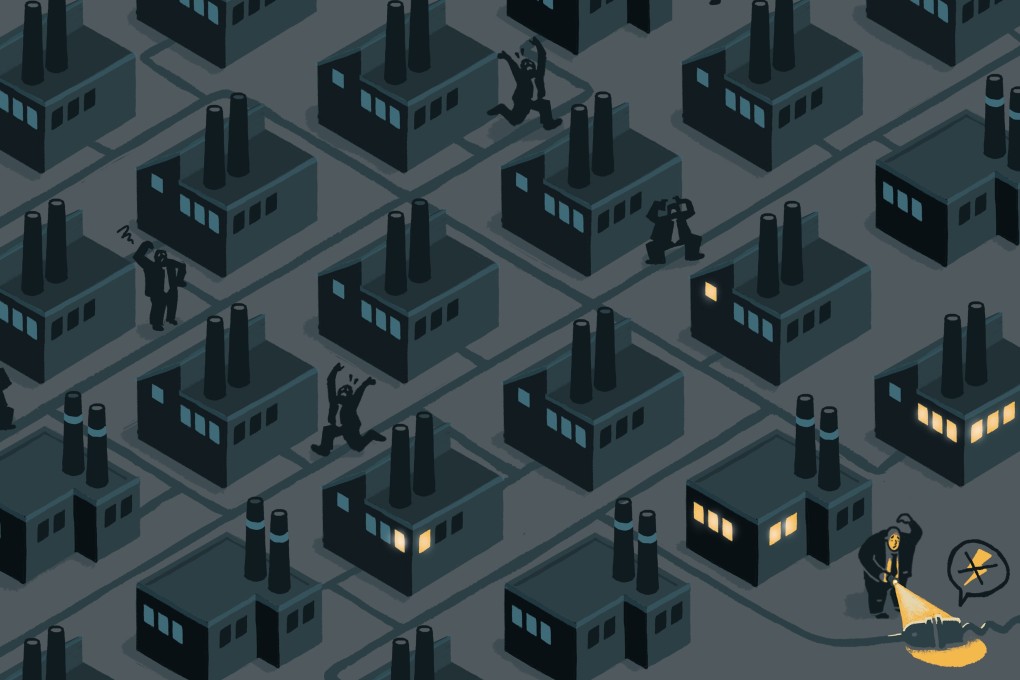 Exporters in Yiwu, dubbed China’s manufacturing showroom, are feeling the effects of the country’s current power crisis. Illustration: Perry Tse