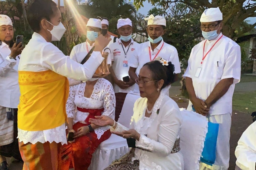 Sukmawati Sukarnoputri’s conversion to Hinduism took place in Bali, Indonesia, on October 26, 2021. Photo: The Sukarno Center/Handout