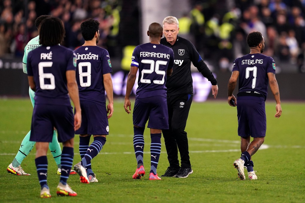 David Moyes’ West Ham United ensured Manchester City will not be celebrating another League Cup title this term. Photo: DPA