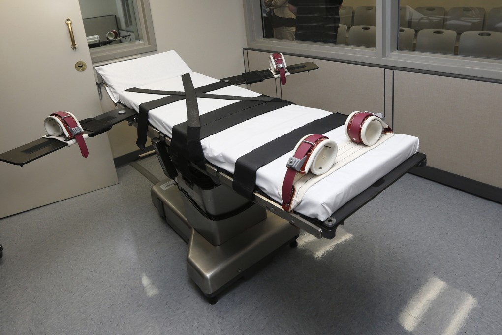 The execution chamber at the Oklahoma State Penitentiary. Photo: AP