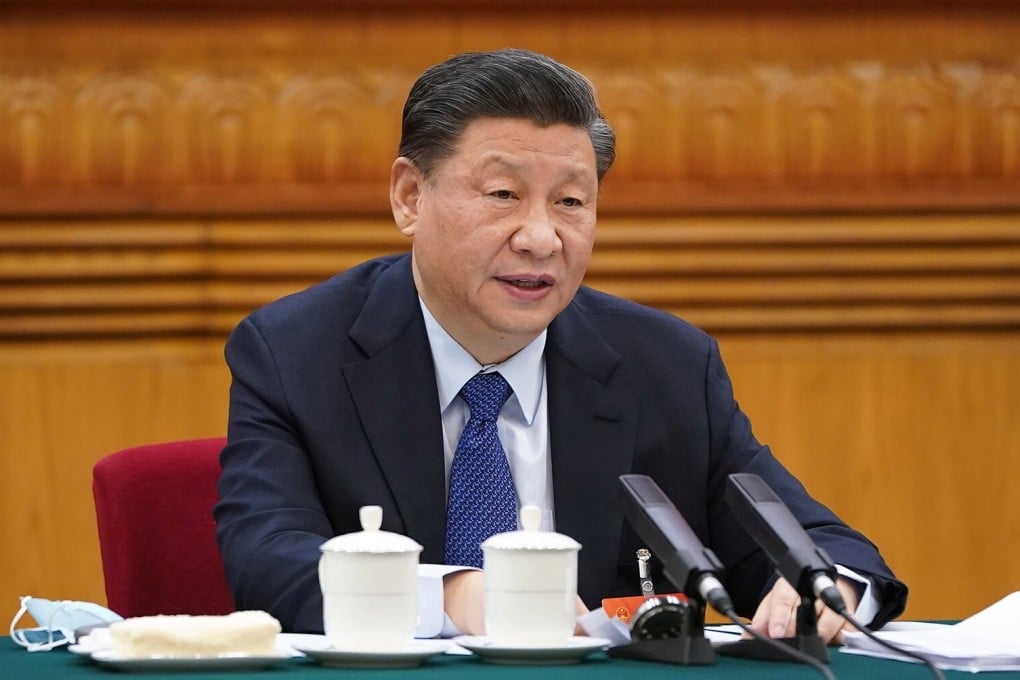 Chinese President Xi Jinping at the 13th National People’s Congress in Beijing on March 7, 2021. Photo: Xinhua