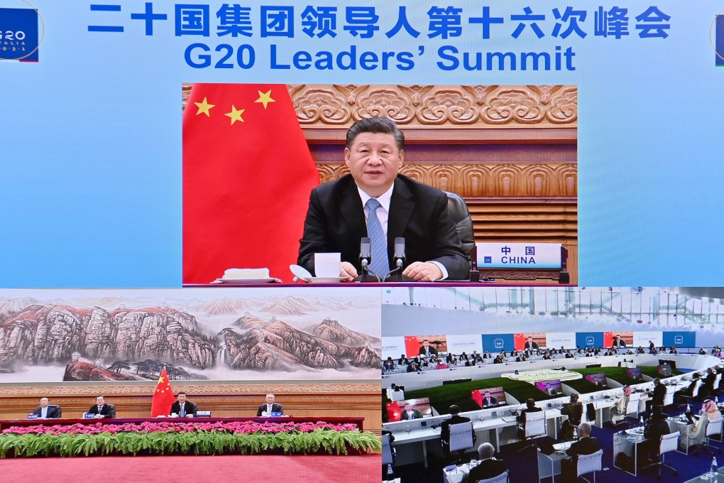 China will apply to join the Digital Economy Partnership Agreement to strengthen international cooperation on digital regulation, President Xi Jinping said in a virtual speech during the Group of 20 (G20) leaders’ summit in Rome on Sunday. Photo: Xinhua