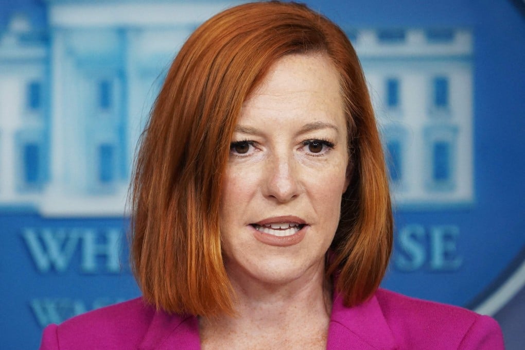 White House Press Secretary Jen Psaki has tested positive for Covid-19. Photo: AFP