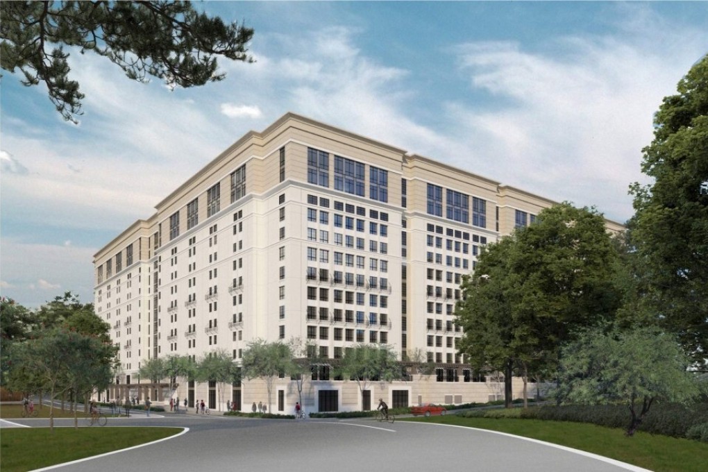 Munger Hall, an 11-storey building, which billionaire investor Charlie Munger has pledged US$200 million toward. Photo: University of California, Santa Barbara