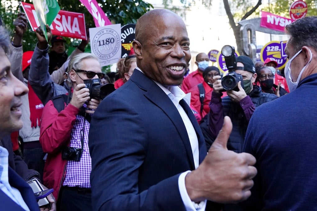 Eric Adams’ win caps a remarkable rise for someone who was born in poverty in Brooklyn and worked for a gang as a teenager. Photo: Reuters