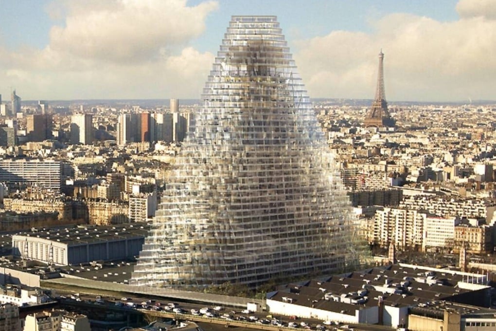The Triangle Tower will be a rare high-rise addition to the Paris skyline. Photo: Herzog & de Meuron