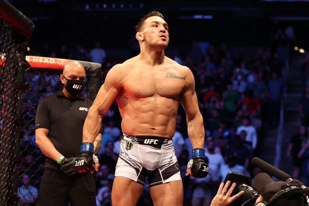 Michael Chandler looks on his fight against Charles Oliveira at UFC 262. Photos: Troy Taormina/USA TODAY Sports