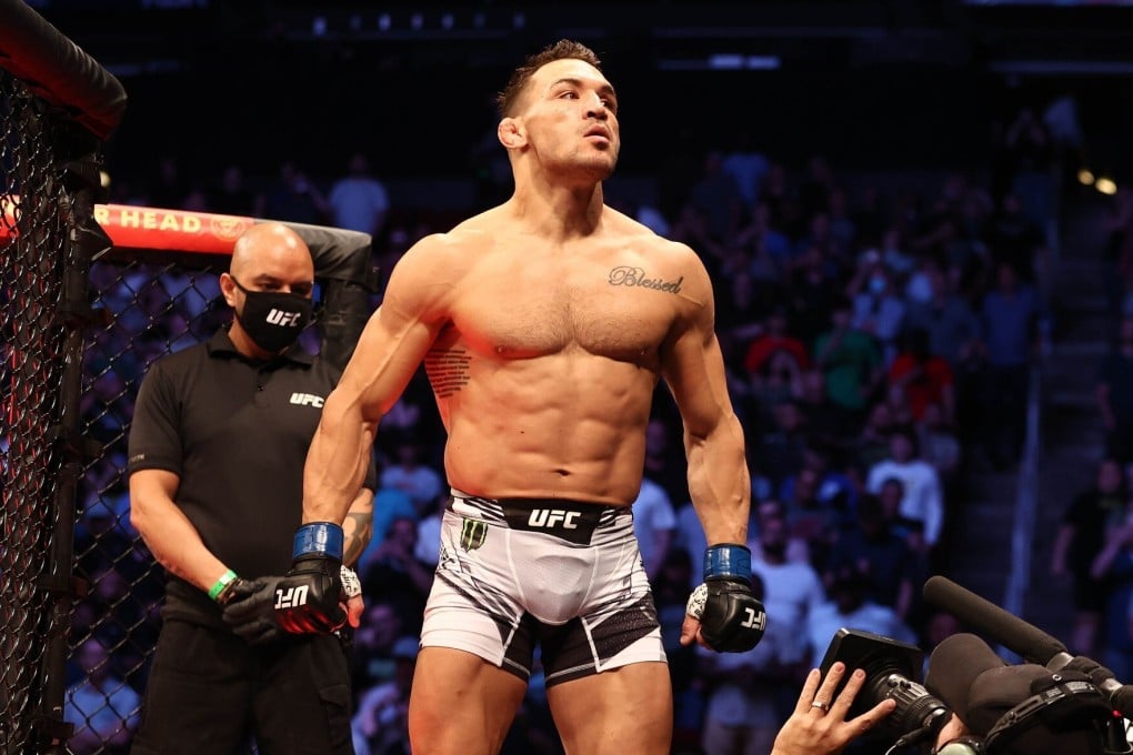 Michael Chandler looks on his fight against Charles Oliveira at UFC 262. Photos: Troy Taormina/USA TODAY Sports