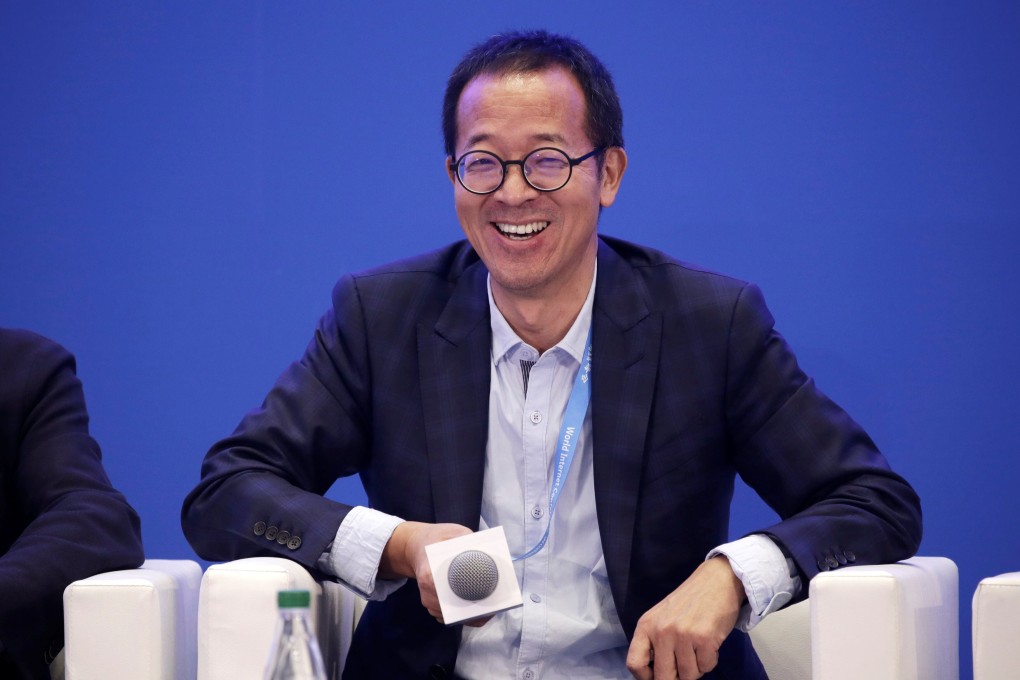 Yu Minhong, founder of New Oriental Education & Technology Group, attends a forum at the fifth World Internet Conference in Wuzhen, Zhejiang province, on November 8, 2018. Photo: Reuters