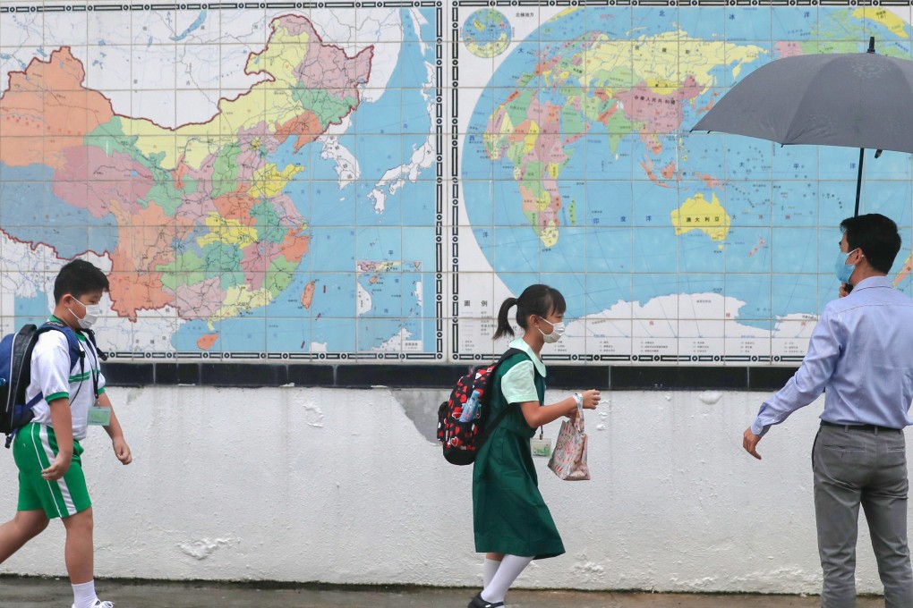 Pupils at Fung Kai No1 Primary School head back to class last year. Photo: Sam Tsang