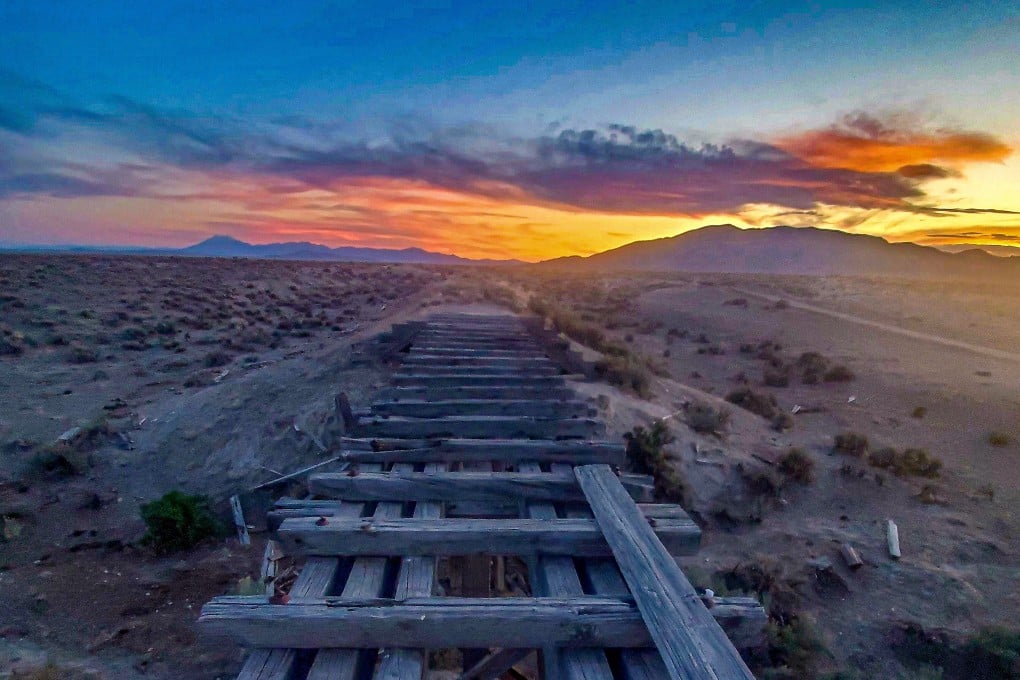 The remnants of an old stretch of America’s transcontinental railroad near Terrace, Utah. Photo: Steve Dudrow