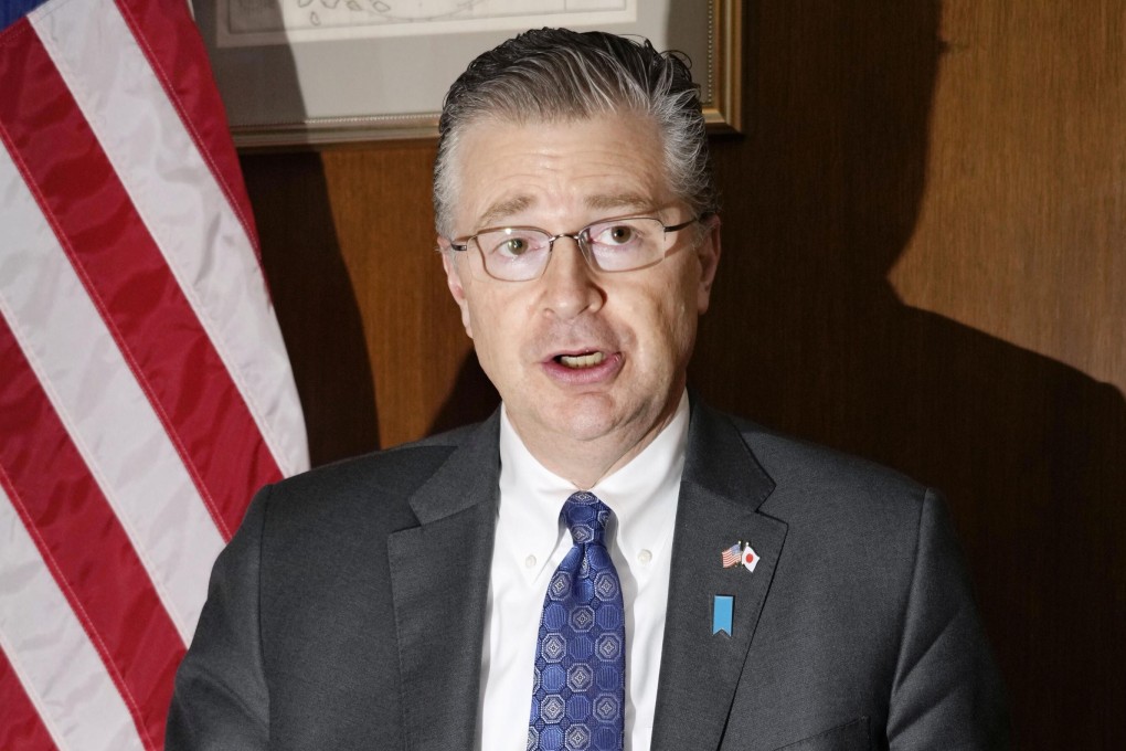 Daniel Kritenbrink is on his first trip to Japan since becoming the top US diplomat for East Asia in late September. Photo: Kyodo