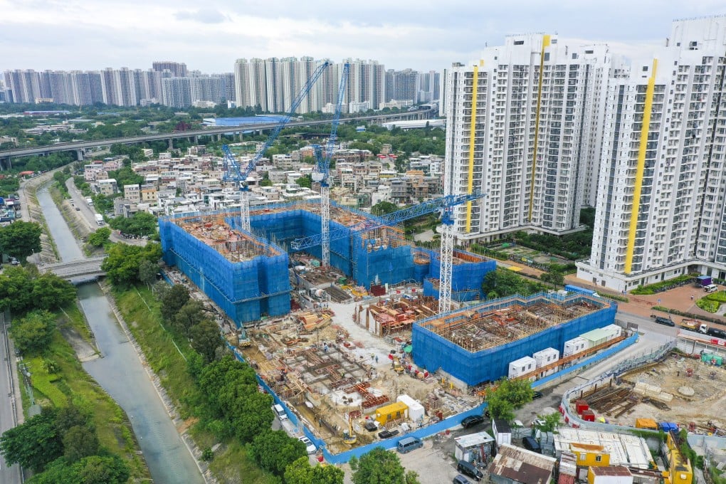 An overall view of the construction site of CK Asset's #Lyos in Hung Shui Kiu on October 12. Photo: Winson Wong