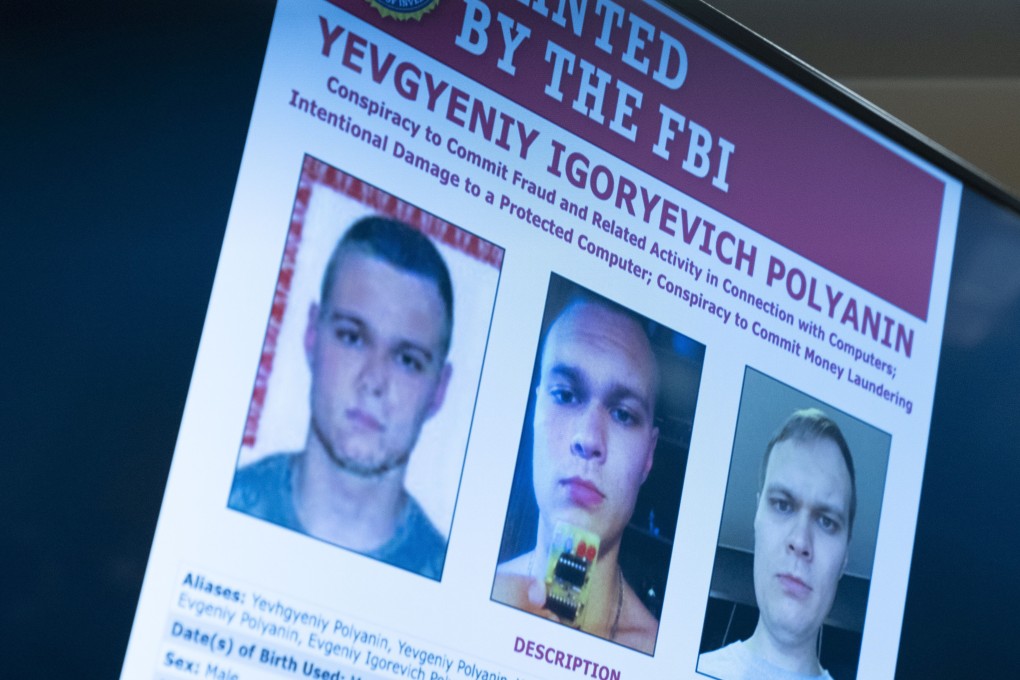 Yevgyeniy Polyanin, wanted by the FBI, is believed to be in Russia. Photo: AP