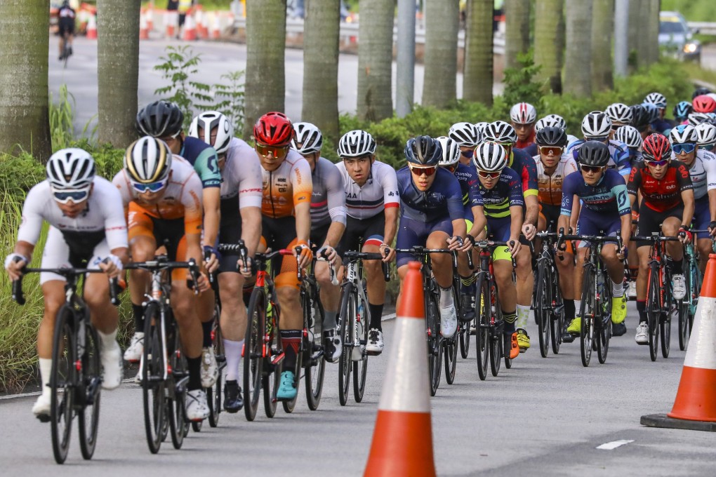 The 2019 Hong Kong National Road Championships in Tin Shui Wai attracts a large number of riders. Photo: K.Y. Cheng